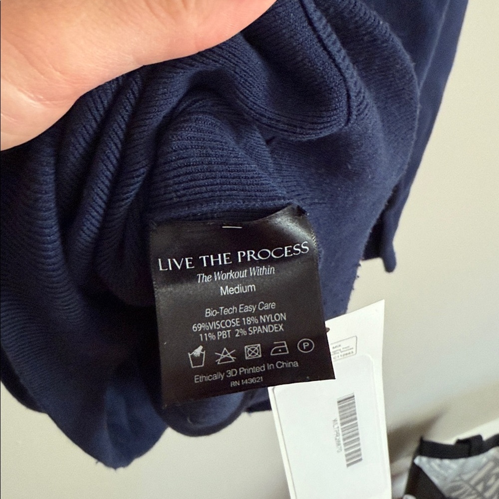Live The Process Deep Blue Pullover Size Medium - Picture 5 of 6